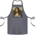 Mona Lisa Parody Monday Lisa Cotton Apron 100% Organic Steel