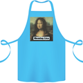 Mona Lisa Parody Monday Lisa Cotton Apron 100% Organic Turquoise