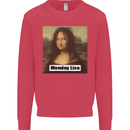 Mona Lisa Parody Monday Lisa Kids Sweatshirt Jumper Heliconia
