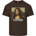 Mona Lisa Parody Monday Lisa Kids T-Shirt Childrens Chocolate