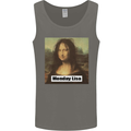 Mona Lisa Parody Monday Lisa Mens Vest Tank Top Charcoal