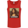Mona Lisa Parody Monday Lisa Mens Vest Tank Top Red