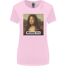 Mona Lisa Parody Monday Lisa Womens Wider Cut T-Shirt Light Pink