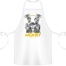 Money Team Pablo Escobar El Chapo Al Capone Cotton Apron 100% Organic White
