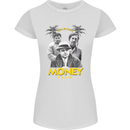 Money Team Pablo Escobar El Chapo Al Capone Womens Petite Cut T-Shirt White