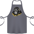 Monkey DJ Headphones Music Cotton Apron 100% Organic Steel