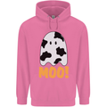 Moo Funny Cow Ghost Halloween Spooky Childrens Kids Hoodie Azalea