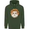 Moo I Mean Boo Funny Cow Halloween Childrens Kids Hoodie Forest Green