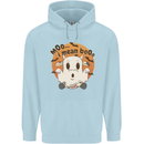 Moo I Mean Boo Funny Cow Halloween Childrens Kids Hoodie Light Blue