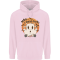 Moo I Mean Boo Funny Cow Halloween Childrens Kids Hoodie Light Pink