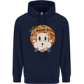 Moo I Mean Boo Funny Cow Halloween Childrens Kids Hoodie Navy Blue