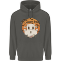 Moo I Mean Boo Funny Cow Halloween Childrens Kids Hoodie Storm Grey
