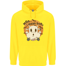 Moo I Mean Boo Funny Cow Halloween Childrens Kids Hoodie Yellow