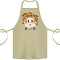 Moo I Mean Boo Funny Cow Halloween Cotton Apron 100% Organic Khaki