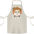 Moo I Mean Boo Funny Cow Halloween Cotton Apron 100% Organic Natural