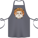Moo I Mean Boo Funny Cow Halloween Cotton Apron 100% Organic Steel