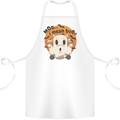 Moo I Mean Boo Funny Cow Halloween Cotton Apron 100% Organic White