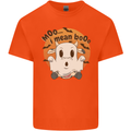 Moo I Mean Boo Funny Cow Halloween Kids T-Shirt Childrens Orange