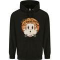 Moo I Mean Boo Funny Cow Halloween Mens 80% Cotton Hoodie Black