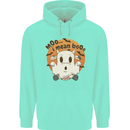 Moo I Mean Boo Funny Cow Halloween Mens 80% Cotton Hoodie Peppermint