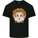 Moo I Mean Boo Funny Cow Halloween Mens Cotton T-Shirt Tee Top Black