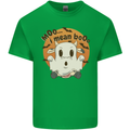 Moo I Mean Boo Funny Cow Halloween Mens Cotton T-Shirt Tee Top Irish Green