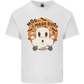 Moo I Mean Boo Funny Cow Halloween Mens Cotton T-Shirt Tee Top White