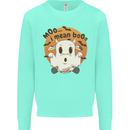 Moo I Mean Boo Funny Cow Halloween Mens Sweatshirt Jumper Peppermint