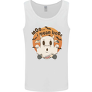 Moo I Mean Boo Funny Cow Halloween Mens Vest Tank Top White