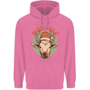 Moodolf Funny Rudolf Christmas Cow Childrens Kids Hoodie Azalea