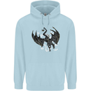 Moodolf Funny Rudolf Christmas Cow Childrens Kids Hoodie Light Blue