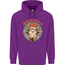 Moodolf Funny Rudolf Christmas Cow Childrens Kids Hoodie Purple