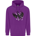 Moodolf Funny Rudolf Christmas Cow Childrens Kids Hoodie Purple