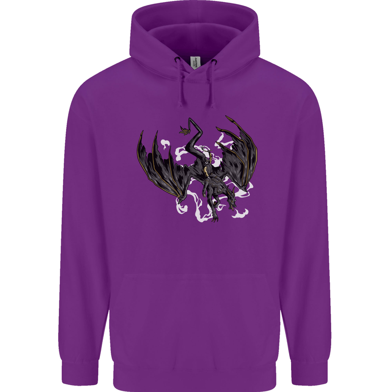 Moodolf Funny Rudolf Christmas Cow Childrens Kids Hoodie Purple