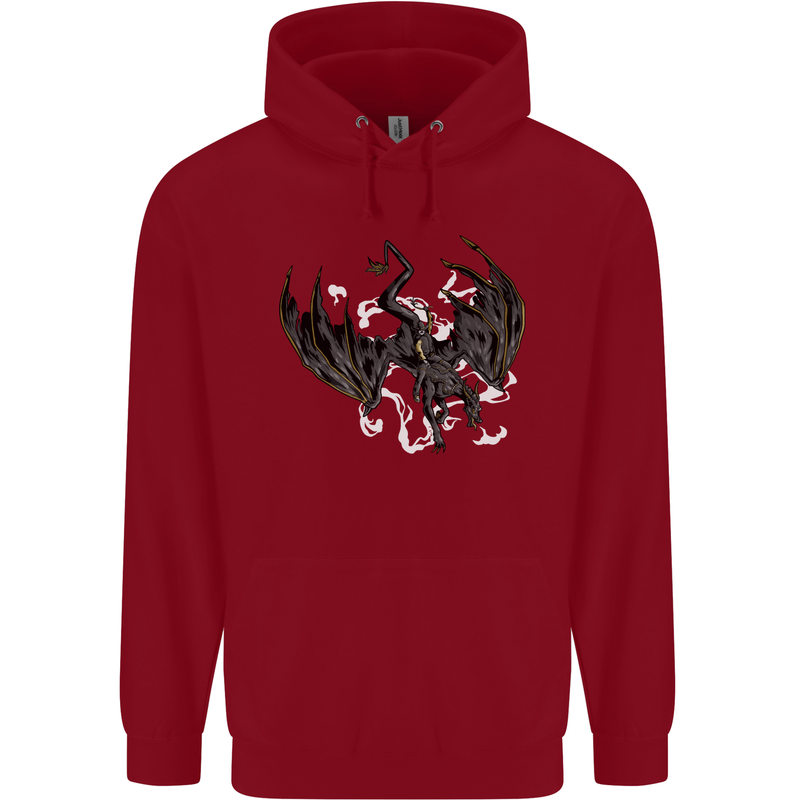 Moodolf Funny Rudolf Christmas Cow Childrens Kids Hoodie Red
