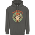 Moodolf Funny Rudolf Christmas Cow Childrens Kids Hoodie Storm Grey
