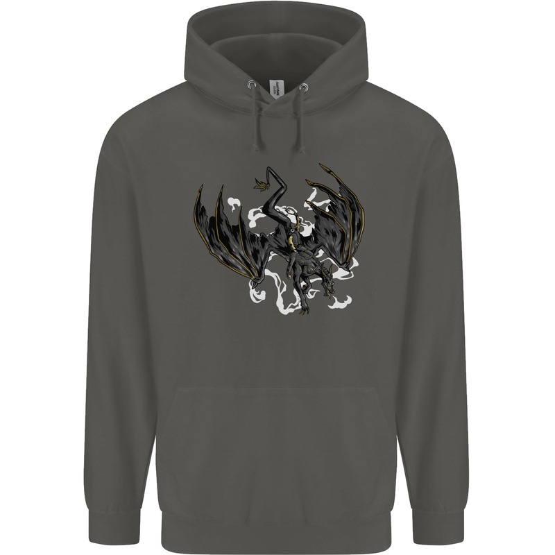 Moodolf Funny Rudolf Christmas Cow Childrens Kids Hoodie Storm Grey
