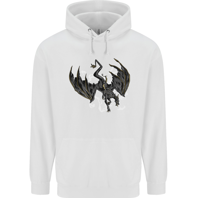 Moodolf Funny Rudolf Christmas Cow Childrens Kids Hoodie White