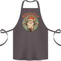 Moodolf Funny Rudolf Christmas Cow Cotton Apron 100% Organic Dark Grey