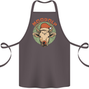 Moodolf Funny Rudolf Christmas Cow Cotton Apron 100% Organic Dark Grey