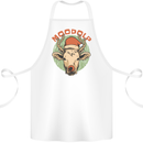 Moodolf Funny Rudolf Christmas Cow Cotton Apron 100% Organic White