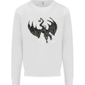 Moodolf Funny Rudolf Christmas Cow Kids Sweatshirt Jumper White