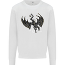 Moodolf Funny Rudolf Christmas Cow Kids Sweatshirt Jumper White