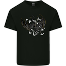 Moodolf Funny Rudolf Christmas Cow Kids T-Shirt Childrens Black