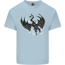 Moodolf Funny Rudolf Christmas Cow Kids T-Shirt Childrens Light Blue