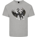 Moodolf Funny Rudolf Christmas Cow Kids T-Shirt Childrens Sports Grey