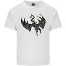 Moodolf Funny Rudolf Christmas Cow Kids T-Shirt Childrens White