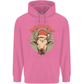 Moodolf Funny Rudolf Christmas Cow Mens 80% Cotton Hoodie Azelea