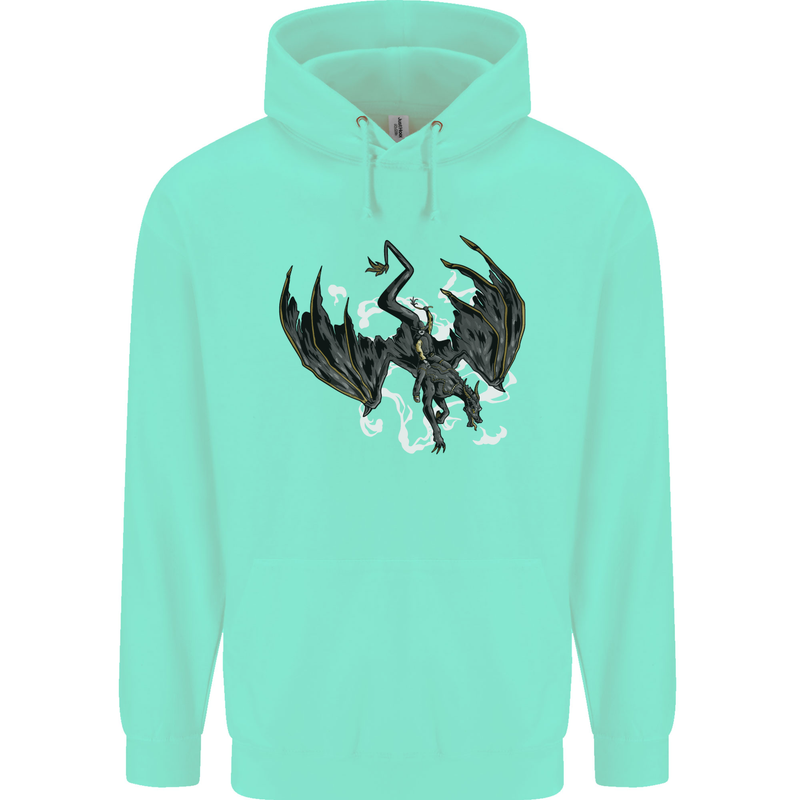 Moodolf Funny Rudolf Christmas Cow Mens 80% Cotton Hoodie Peppermint