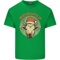 Moodolf Funny Rudolf Christmas Cow Mens Cotton T-Shirt Tee Top Irish Green